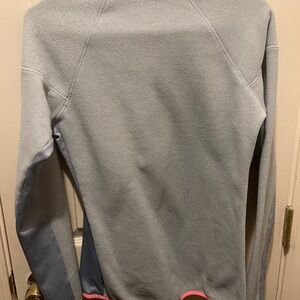 Columbia Pink and Gray Crewneck Sweater Soft Fleece